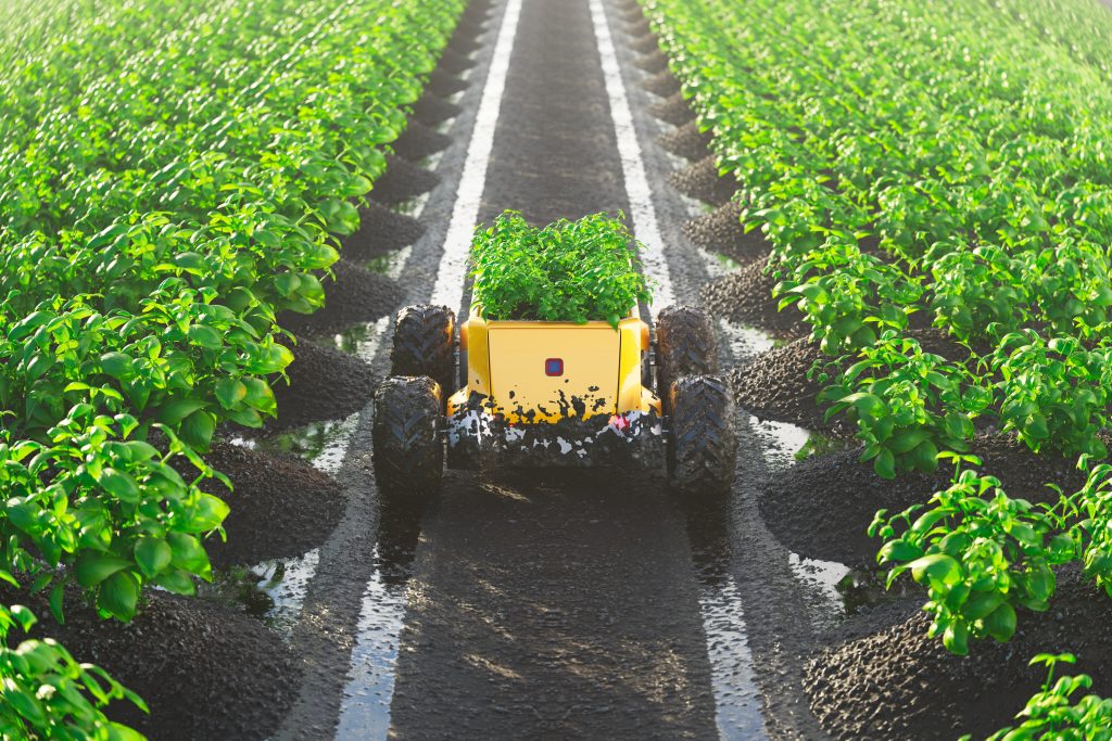 The government is offering £20m in funding to help develop robots and automated technology that could support farmers with planting and harvesting crops.